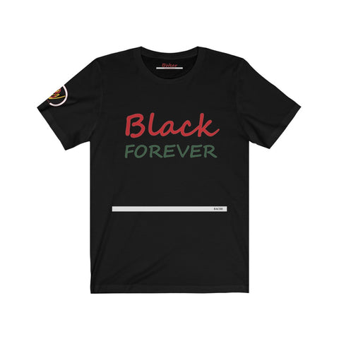 Black Forever Jersey Short Sleeve Tee